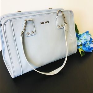 Baby Blue Nine West Purse!